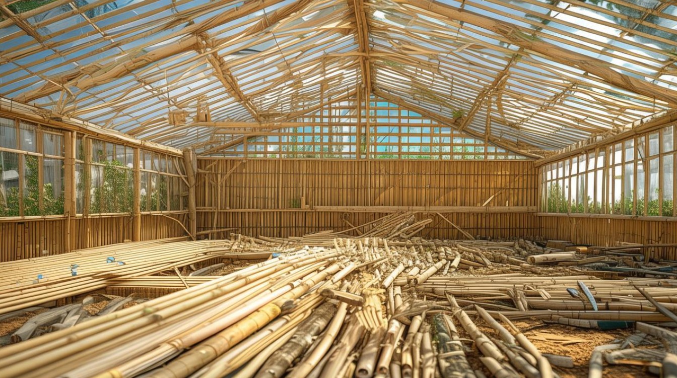 如何建造竹木大棚？简易技术指南-图2