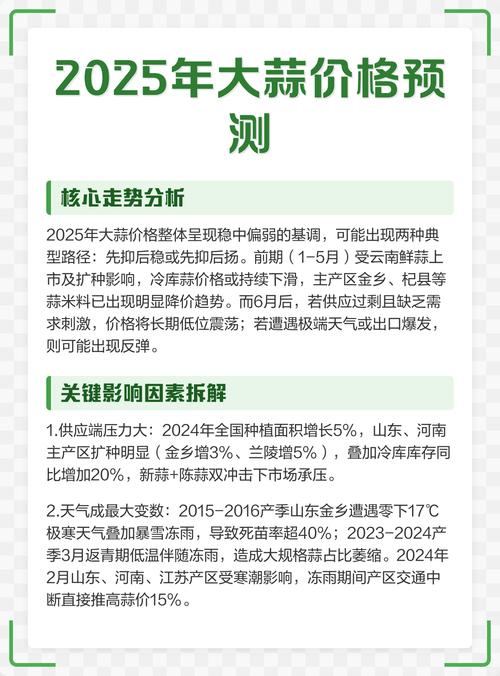 2025年干大蒜头价格会涨还是跌?-图1 2025年干大蒜头价格会涨还是跌?-图1