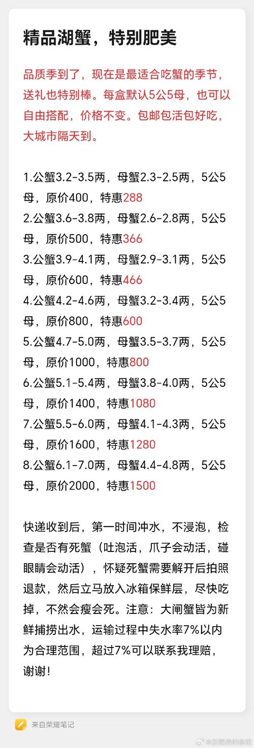2025年高淳螃蟹价格会涨还是跌？-图1