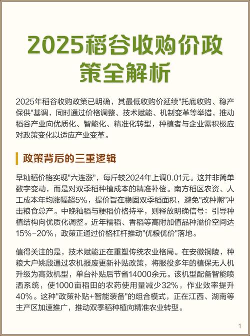 江苏2025年稻谷价格会涨还是跌？-图1