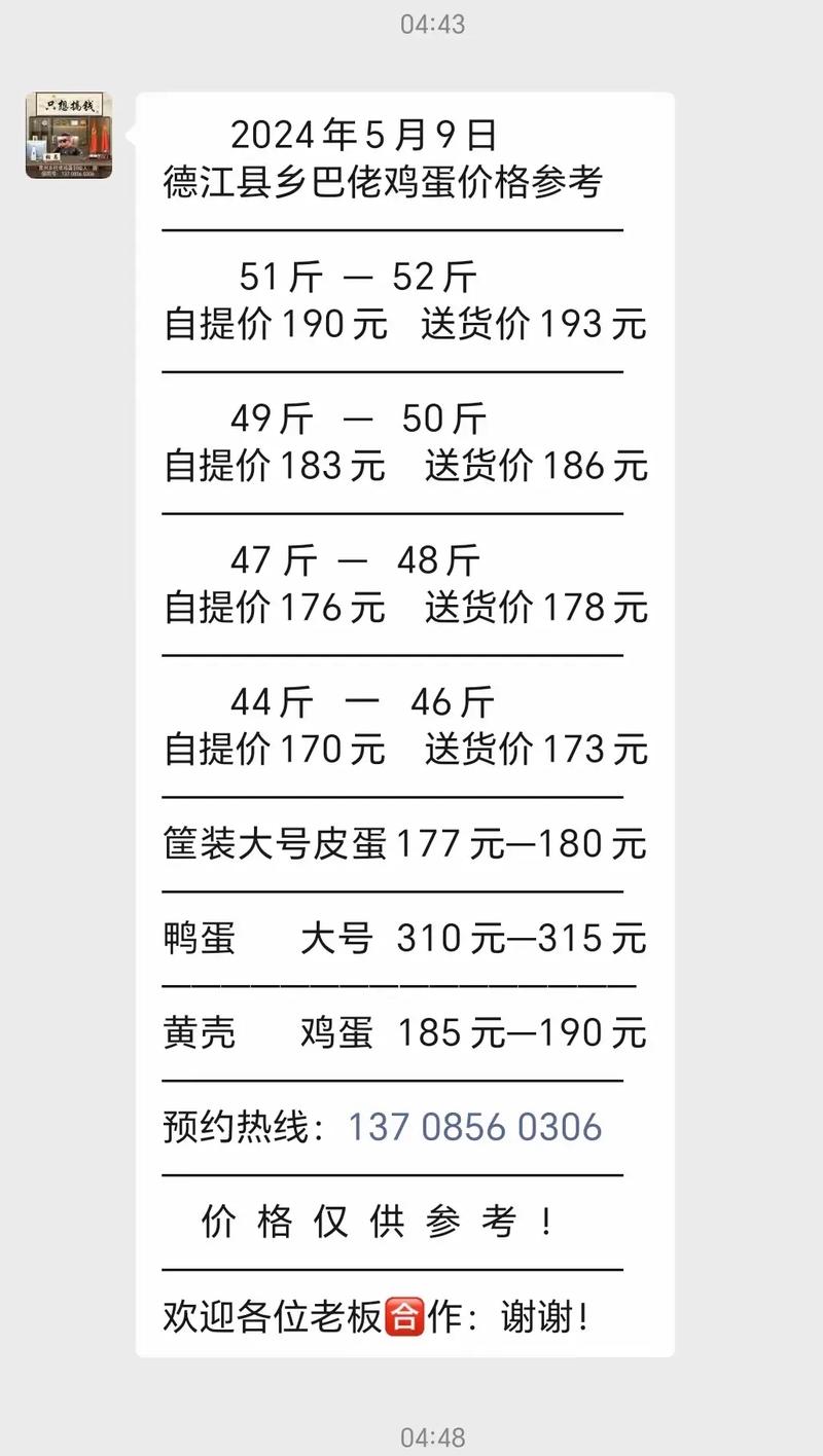贵阳鸡蛋最新价格行情-图3