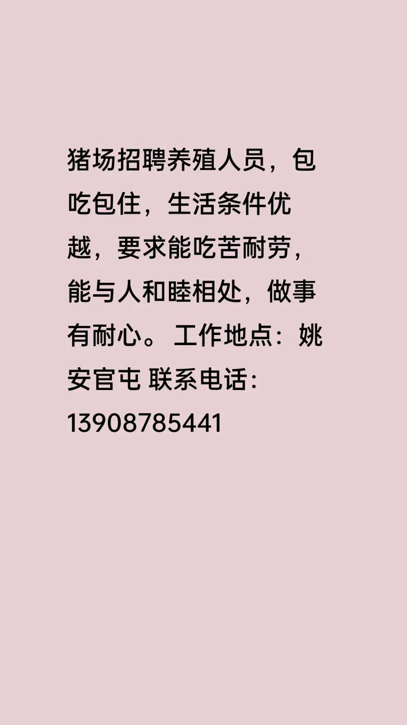 河南猪场技术场长招聘，薪资待遇如何？-图2