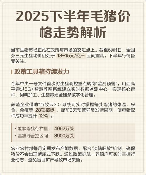2025毛猪价格行情会涨还是跌？-图1