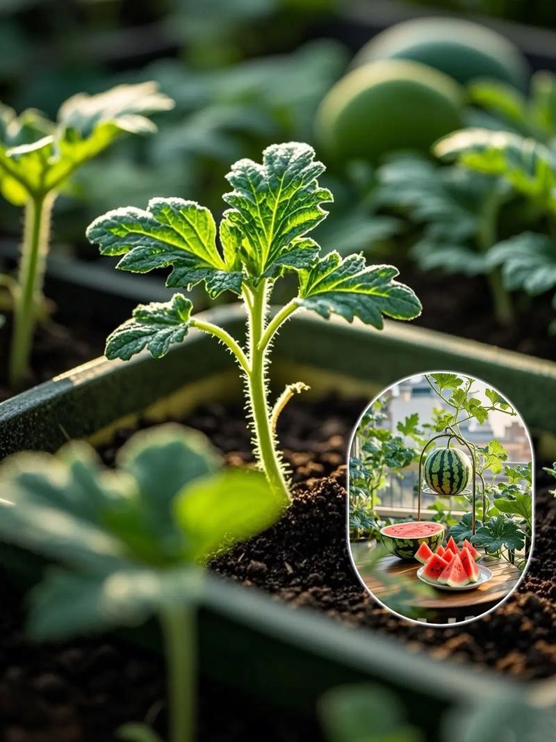 阳台盆栽西瓜怎么种才结果?-图1 阳台盆栽西瓜怎么种才结果?-图1