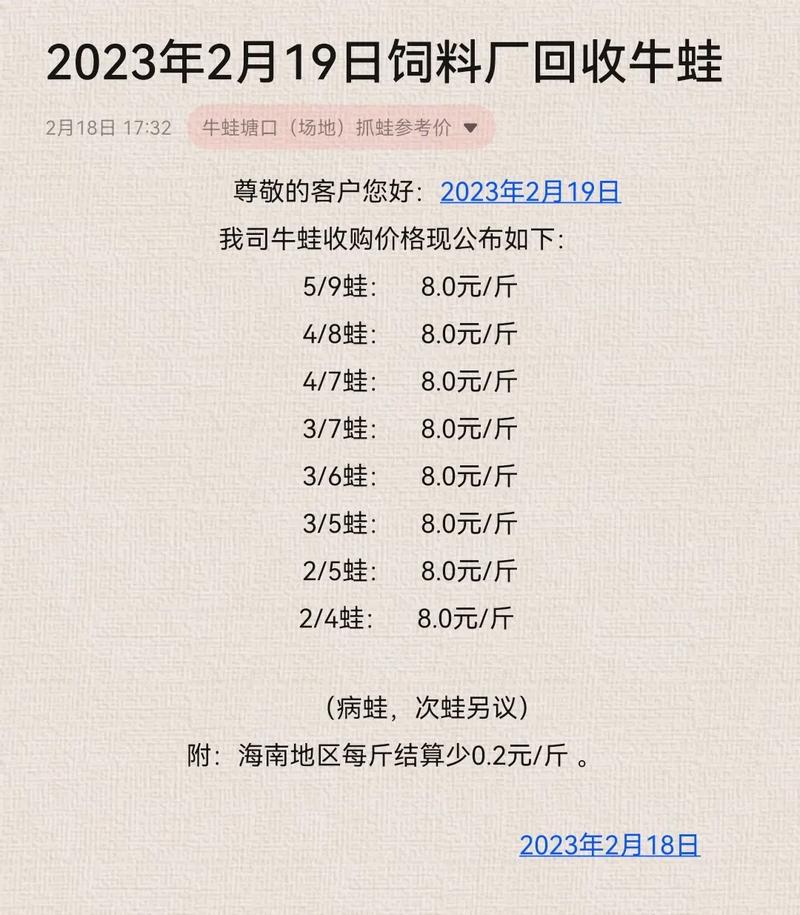 河南牛蛙价格现在多少-图1