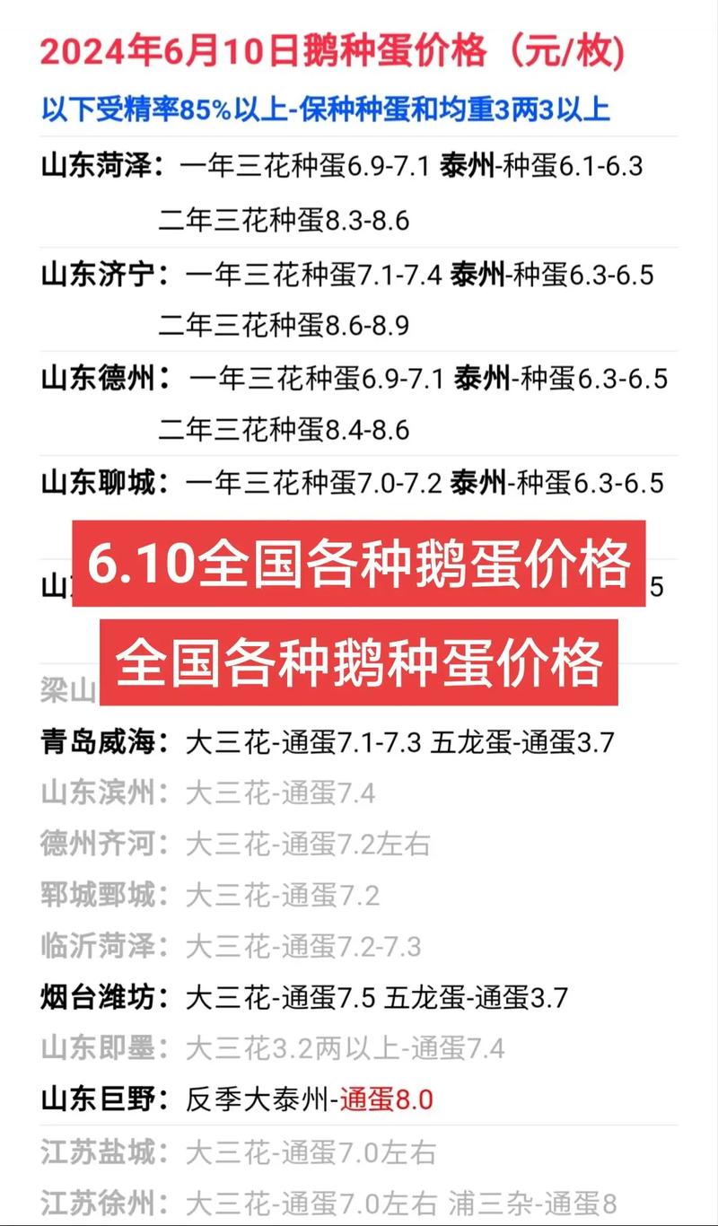 2025鹅蛋最新价格是多少？-图1