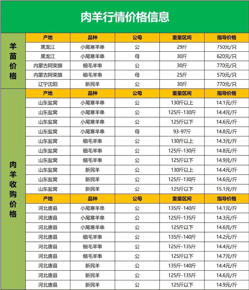 今日肉羊价格多少钱一斤？-图1