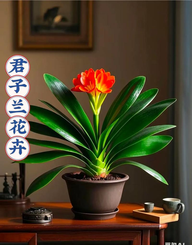 君子兰品种有哪些?看图识花指南-图2 君子兰品种有哪些?看图识花指南-图2